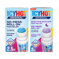 Icy Hot Original (2.5 oz.) & Nighttime Recovery (2 oz.) Pain Relief No-Mess Roll-On Applicator, Fast-Acting Pain Relief, Contrast Therapy for Backaches, Joints, Muscle Strains and Arthritis Icy HotBuy Supplements Australia