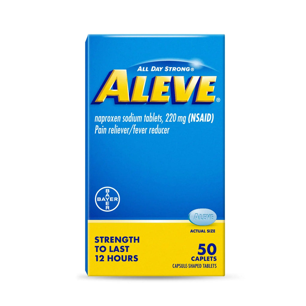 Aleve Pain Relief Naproxen Sodium Caplets ‐ 50 Count AleveBuy Supplements Australia