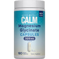Natural Vitality Calm, Magnesium Glycinate Supports Bone, Muscle, Heart, & Nerve Health, Non-GMO, Vegan, Gluten Free 180ct Natural VitalityBuy Supplements Australia