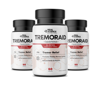 Tremoraid Essential Tremor Relief Supplements (60 Caps)* (3 Bottles) TremoraidBuy Supplements Australia