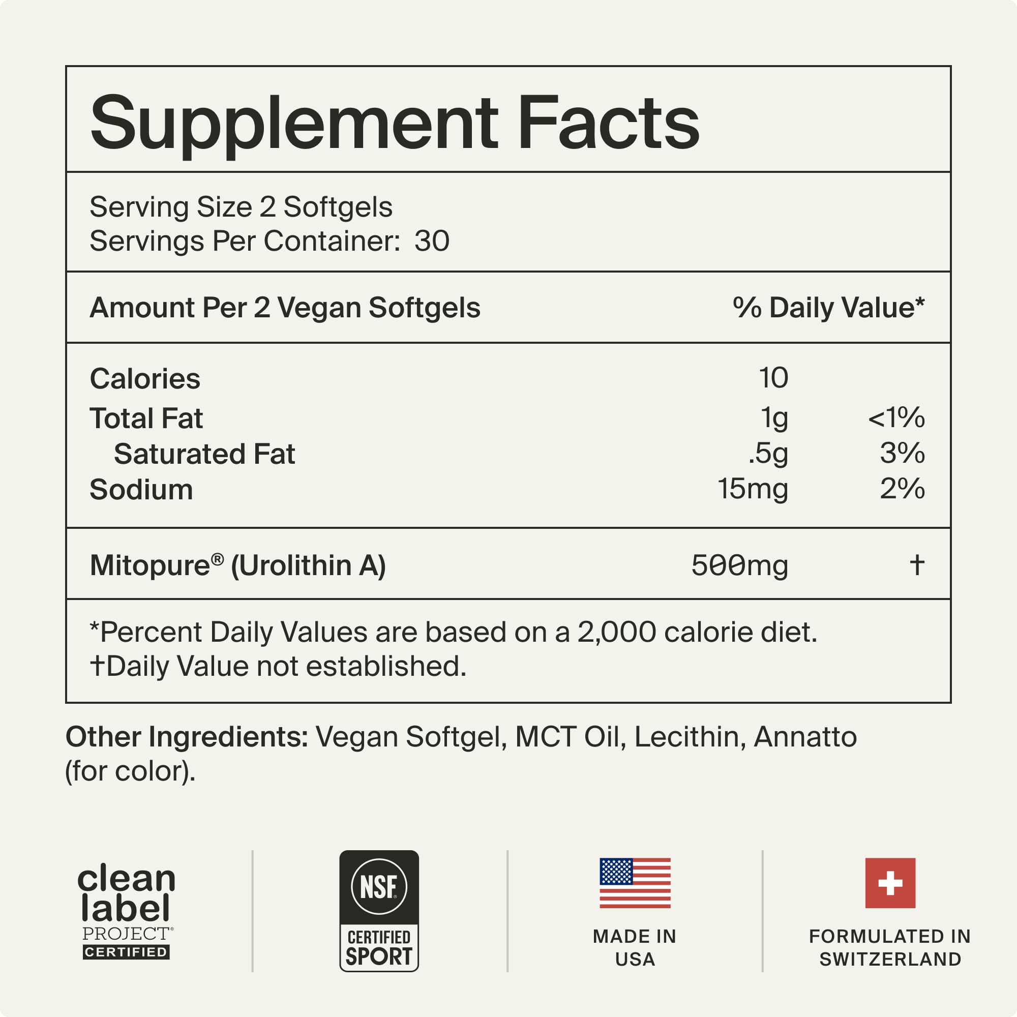 Timeline Mitopure Urolithin A Supplement Softgels - Clinically Proven Support for Healthy Aging and Cellular Renewal