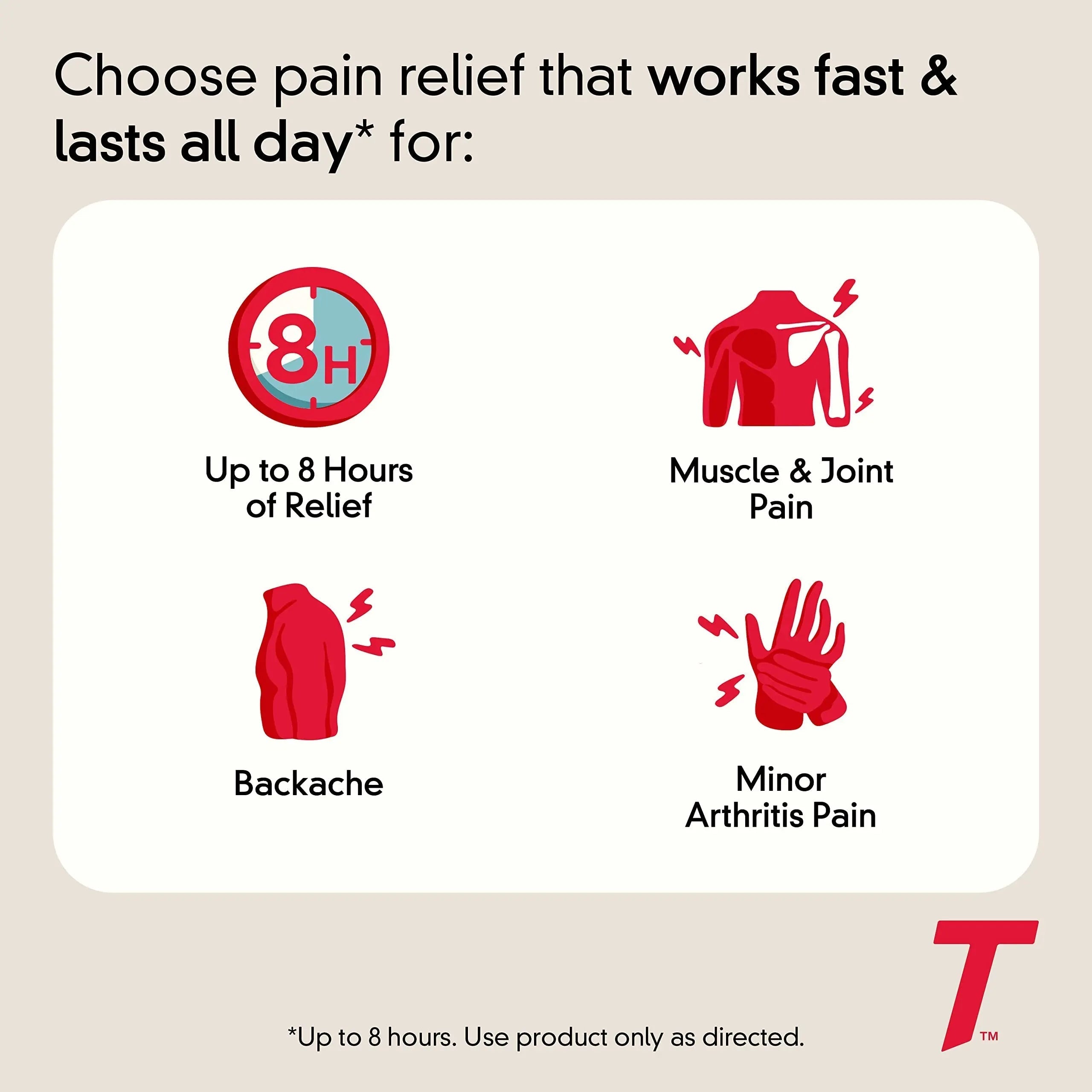 Tylenol 8 Hour Acetaminophen 650 mg Extended Release Caplets, Fast Acting Bi-Layer Design, Quick & Long Lasting Pain Relief for Muscle, Joint, Back & Arthritis Aches, Fever Reducer, 100 Count TylenolBuy Supplements Australia