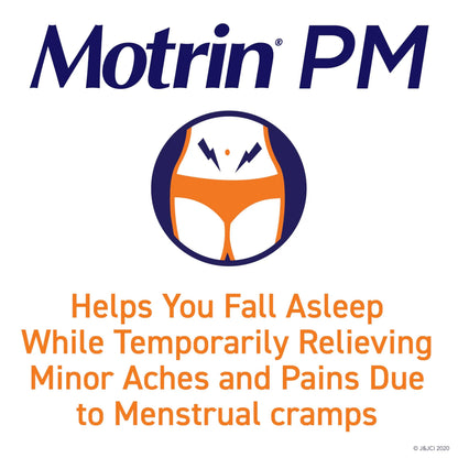 Motrin PM Caplets with 200 mg Ibuprofen & 38 mg Diphenhydramine Sleep Aid, Nighttime Pain Reliever for Minor Aches & Pains, Bulk, 80 ct MotrinBuy Supplements Australia