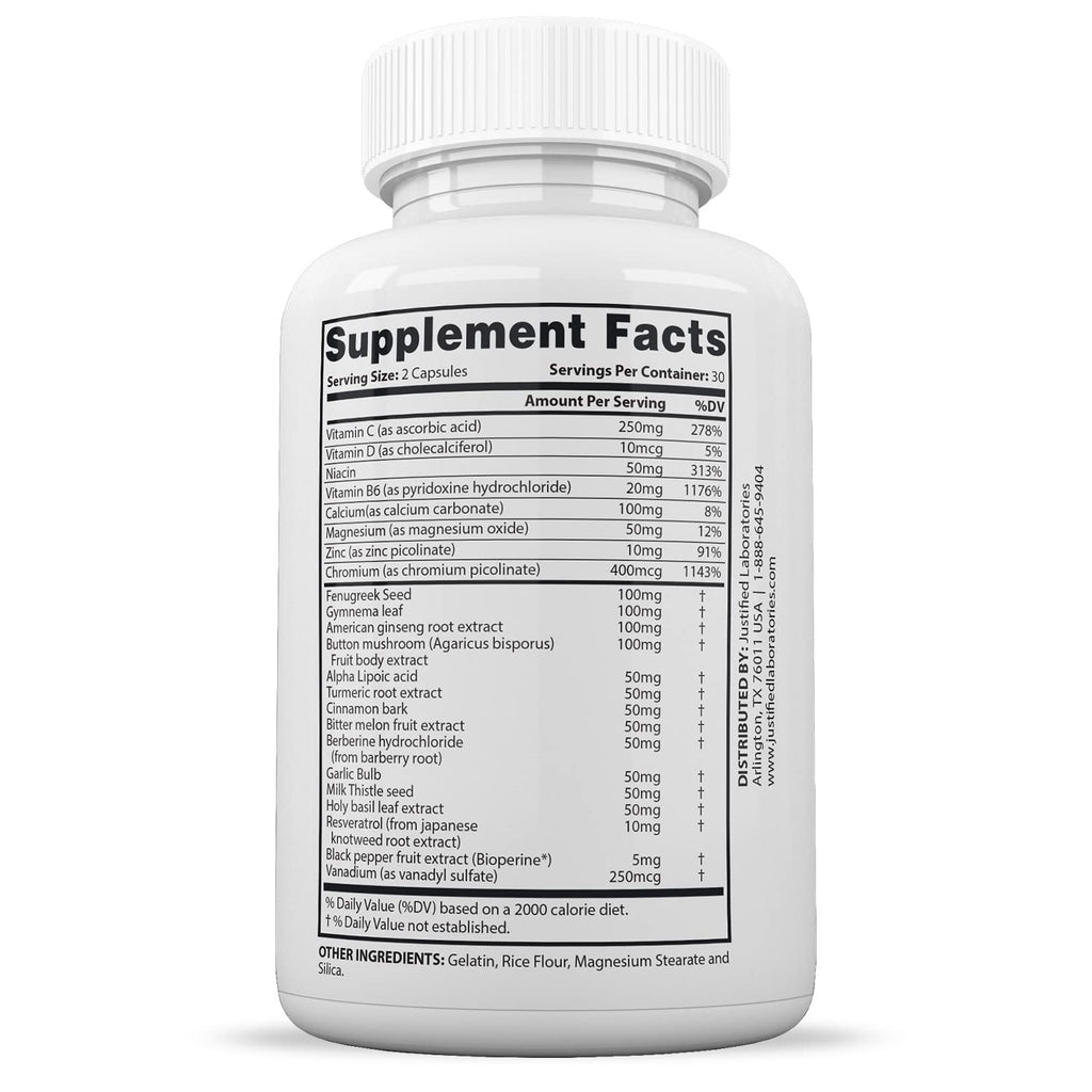 Justified Laboratories (3 Pack) Blood Balance Max 1295MG Supplement Pills 180 Capsules Justified Laboratories buy supplements Au