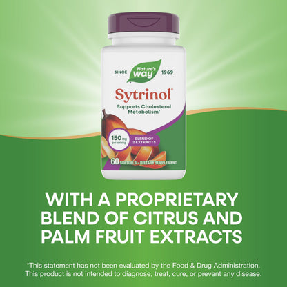 Nature's Way Sytrinol Cholesterol Control; Premium Blend; 60 Softgels Nature's WayBuy Supplements Australia