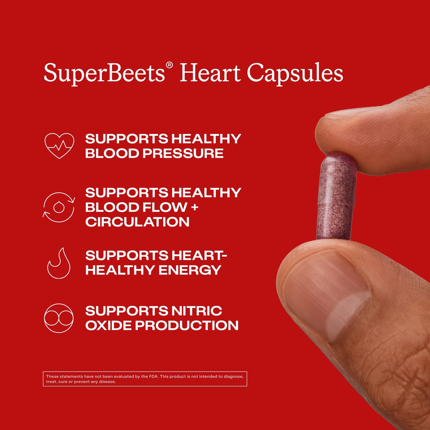 Humann SuperBeets Beet Root Capsules Quick Release 1000mg, Helps Support Nitric Oxide Production, Blood Pressure Support, Heart Health, Contains Non-GMO Beetroot Powder, Studied Antioxidants, 90 Count Humann buy supplements Au