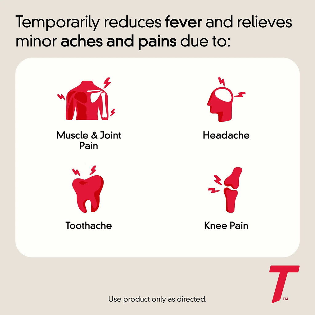 Tylenol Extra Strength Pain Relief Pills, Fast, Strong Pain Relief, Acetaminophen 500 mg Caplets, Pain Reliever & Fever Reducer Medicine for Headache, Backache, Toothache & Minor Arthritis, 100 Count TylenolBuy Supplements Australia