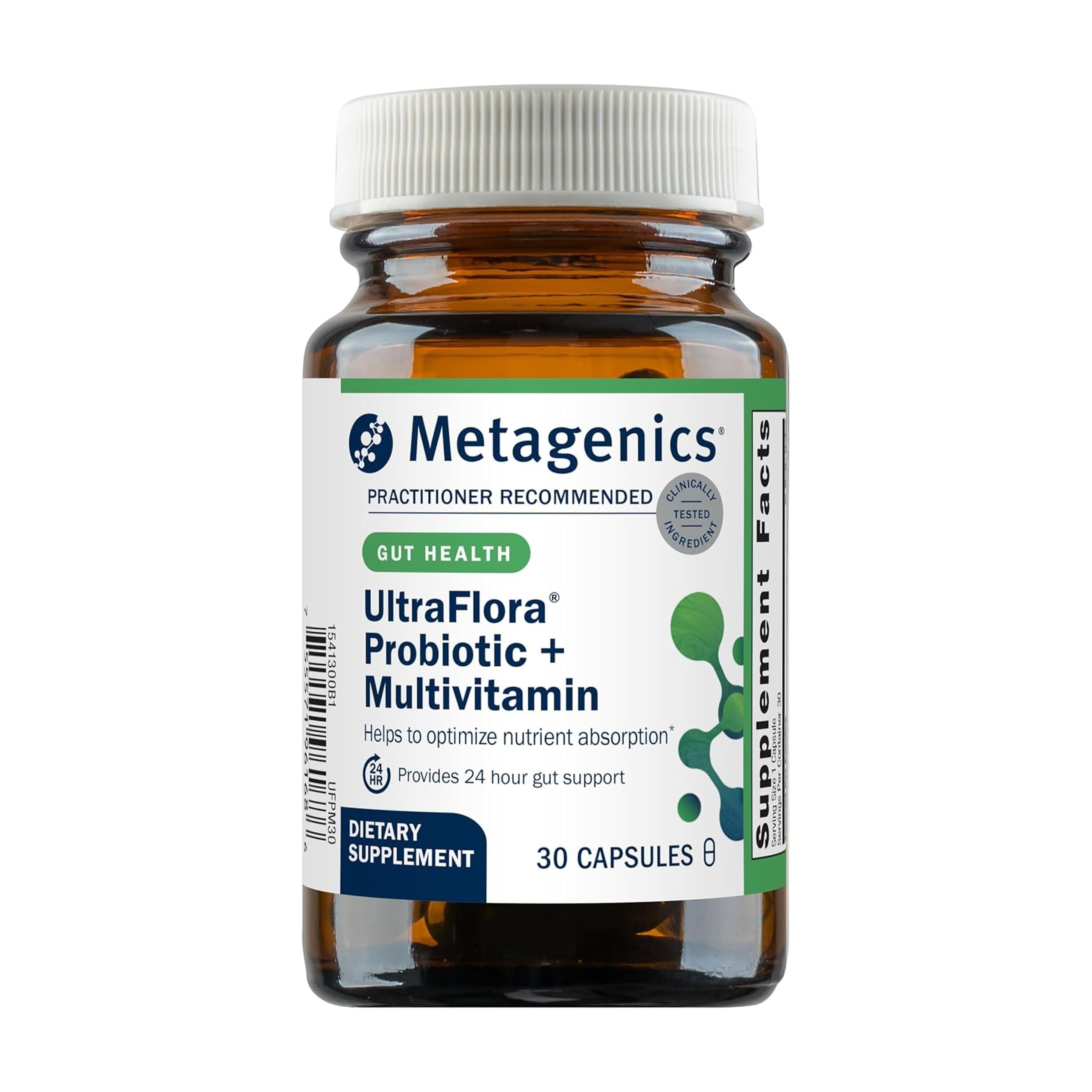 Metagenics UltraFlora Probiotic + Multivitamin - All-in-One Daily Gut Health & Digestive Balance Support* - Clinically Tested Probiotic Blend Metagenics