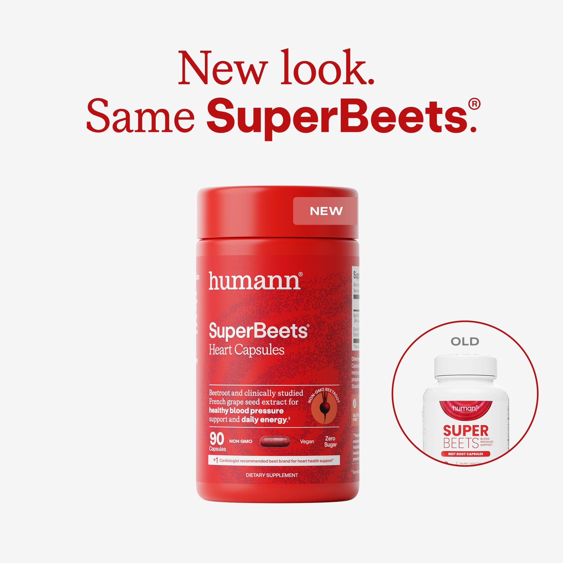 Humann SuperBeets Beet Root Capsules Quick Release 1000mg, Helps Support Nitric Oxide Production, Blood Pressure Support, Heart Health, Contains Non-GMO Beetroot Powder, Studied Antioxidants, 90 Count Humann buy supplements Au