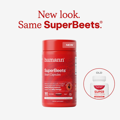 Humann SuperBeets Beet Root Capsules Quick Release 1000mg, Helps Support Nitric Oxide Production, Blood Pressure Support, Heart Health, Contains Non-GMO Beetroot Powder, Studied Antioxidants, 90 Count Humann buy supplements Au
