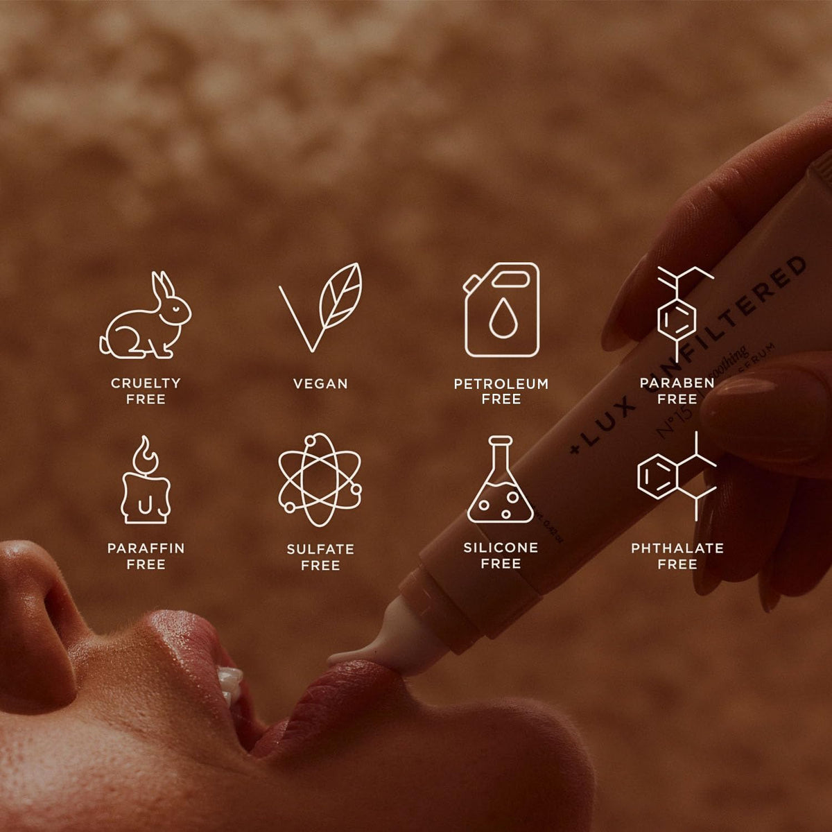 '+ Lux Unfiltered N°15 Cold Plunge Soothing Lip Serum - Hydrating Lip Balm - Hyaluronic Acid, Squalane & Shea Butter - Cooling Touch Applicator - Fragrance Free, Petroleum Free, Vegan + Lux UnfilteredBuy Supplements Australia