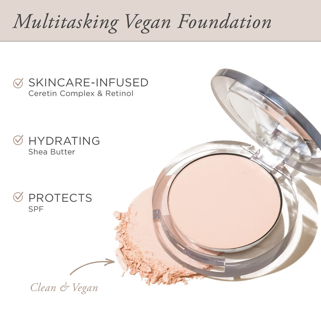 PUR Beauty 4-in-1 Pressed Mineral Makeup Powder Foundation with SPF 15 - Concealer & Finishing Compact Pressed Powder for Face - Buildable Medium to Full Coverage Foundation Powder (Fair Ivory) PÜR MINERALS buy supplements Au