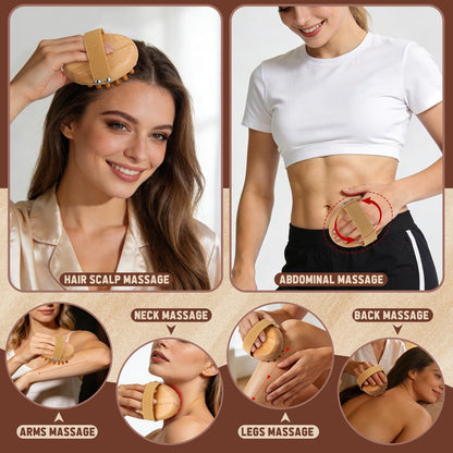 ProSuites Wooden Meridian Massage Body Brush for Cellulite Remover, Cellulite Lymphatic Drainage Massager for Body Shaping ProSuites buy supplements Au