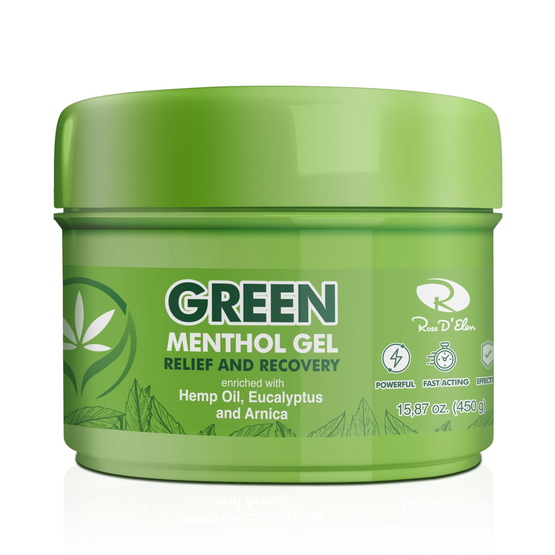Ross D'Elen Green Menthol Gel - Large Size Single Pack ROSS D'ELENBuy Supplements Australia