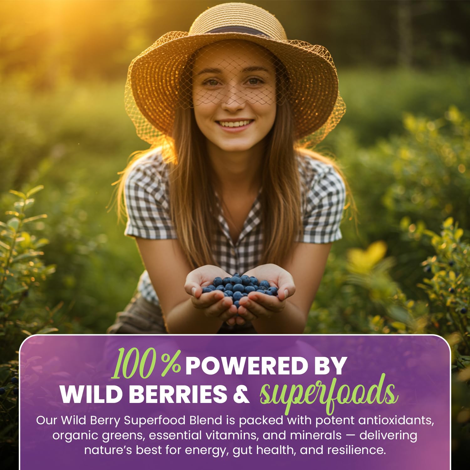 Greens+ Advanced Multi Wild Berry Superfood Powder, Organic Blend, Vegan, Non-GMO, Soy-Free, Dairy-Free, Gluten-Free, Dietary Supplement with Vitamins & Minerals, 9.4 oz Greens+ buy supplements Au