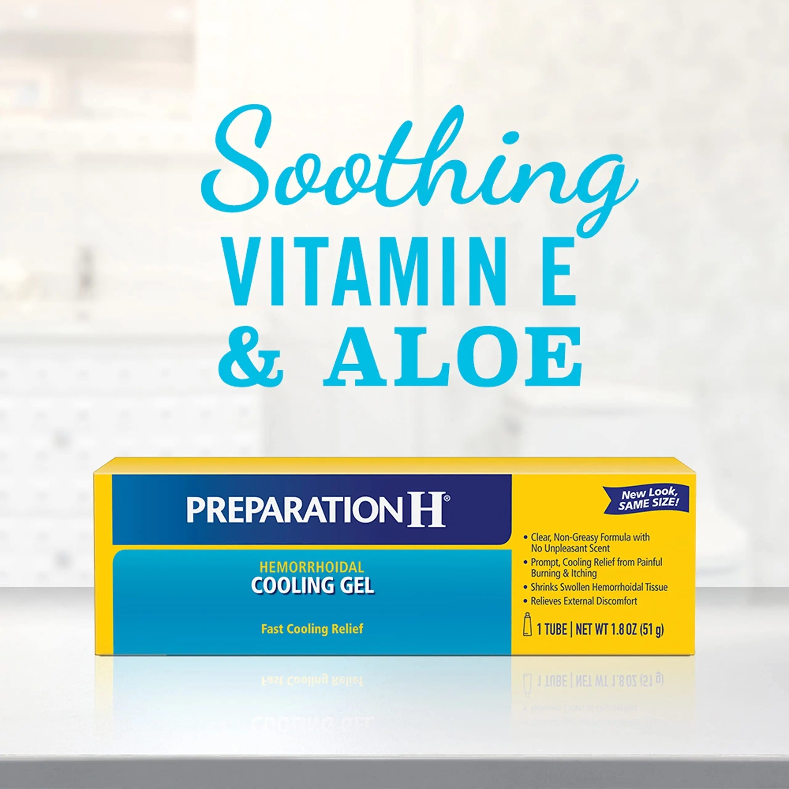 Preparation H Hemorrhoid Cooling Gel with Aloe for Fast Discomfort Relief - 0.9 Oz Tube Preparation HBuy Supplements Australia
