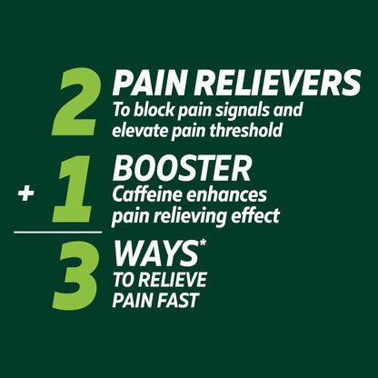 Excedrin Extra Strength Caplets for Headache Pain Relief, Acetaminophen 250mg, Aspirin 250mg, Caffeine 65mg, Pain Reliever, 24 count ExcedrinBuy Supplements Australia