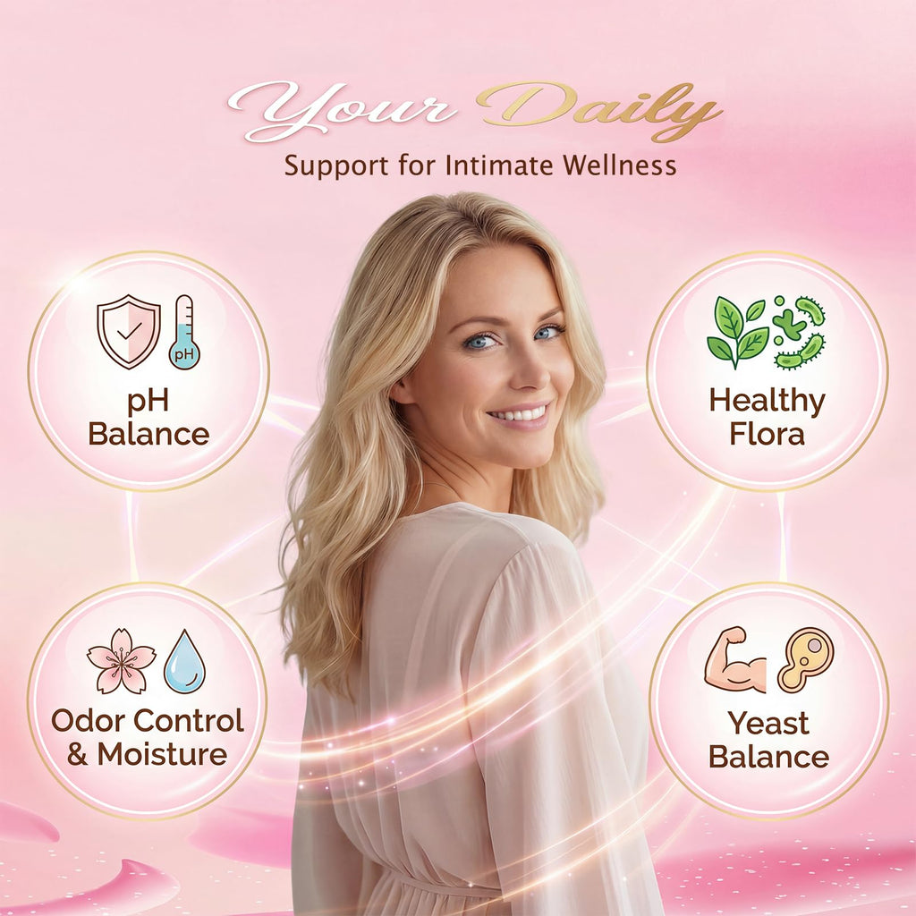 Premium Feminine Balance Gummies for Women - 60 Gummies, Hawaiian Pineapple Flavor - with Probiotics & Vitamin C - Supports Feminine Wellness & Healthy Balance - Gluten Free, Vegan（30 Servings）（Q2） QZQHUABuy Supplements Australia