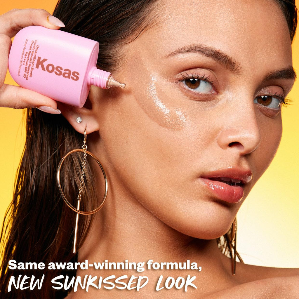 Kosas DreamBeam SPF 40 Mineral Sunscreen for Face + Makeup Prep – Lightweight Hydrating Sun Protection, 40 ml KosasBuy Supplements Australia