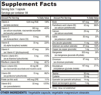 Life Enhancement One-Per-Meal Radical Shield - Multi-Antioxidant, Multivitamin and Multimineral Supplement - 84 Servings Life Enhancement buy supplements Au