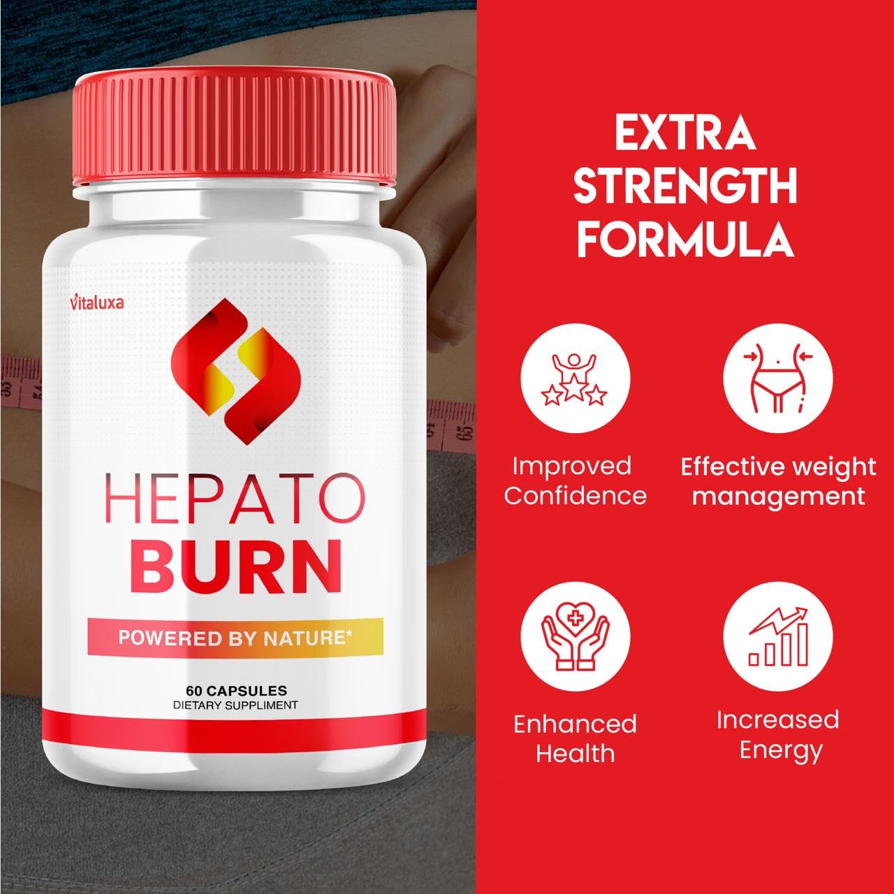 (2 Pack) Hepato Burn Capsules - HepatoBurn Supplement Pills Advanced Formula Wait Premium Blend All Natural Loss Support for Men Women, Hepataburn Reviews Maximum Strength Burner Health (120 Capsules) VitaluxaBuy Supplements Australia