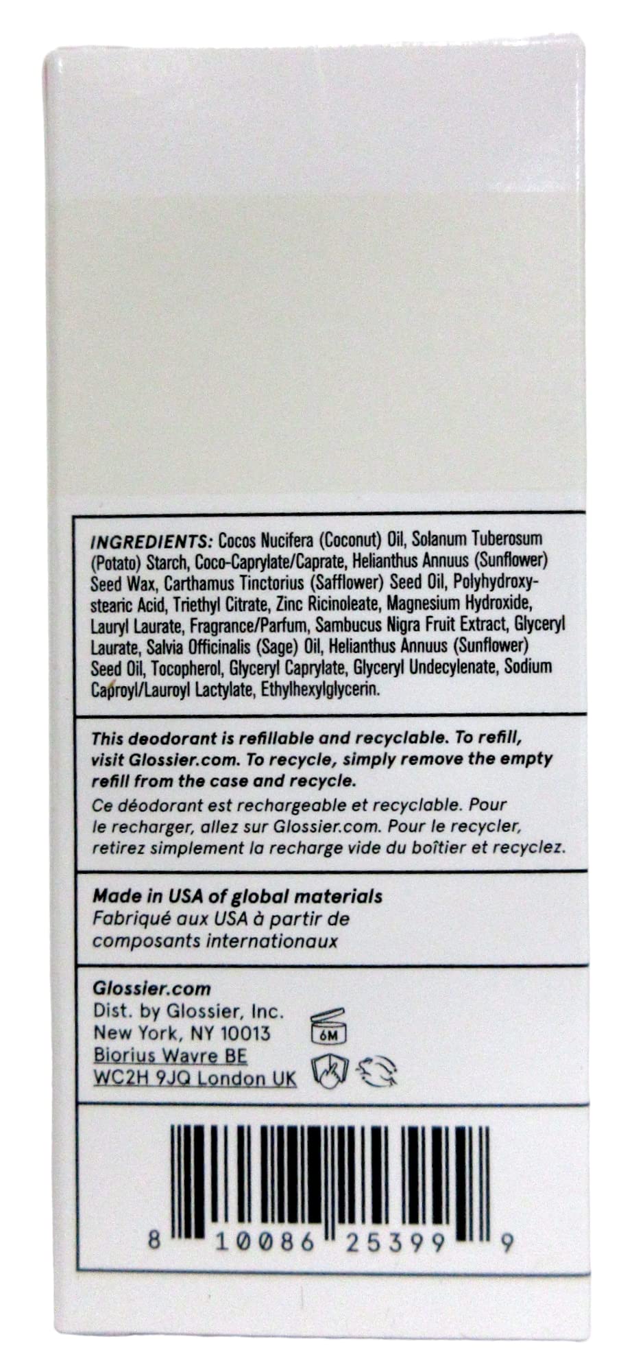 Glossier - Deodorant Refill Stick - Orange Blossom Neroli - 65 g / 2.2 oz GlossierBuy Supplements Australia