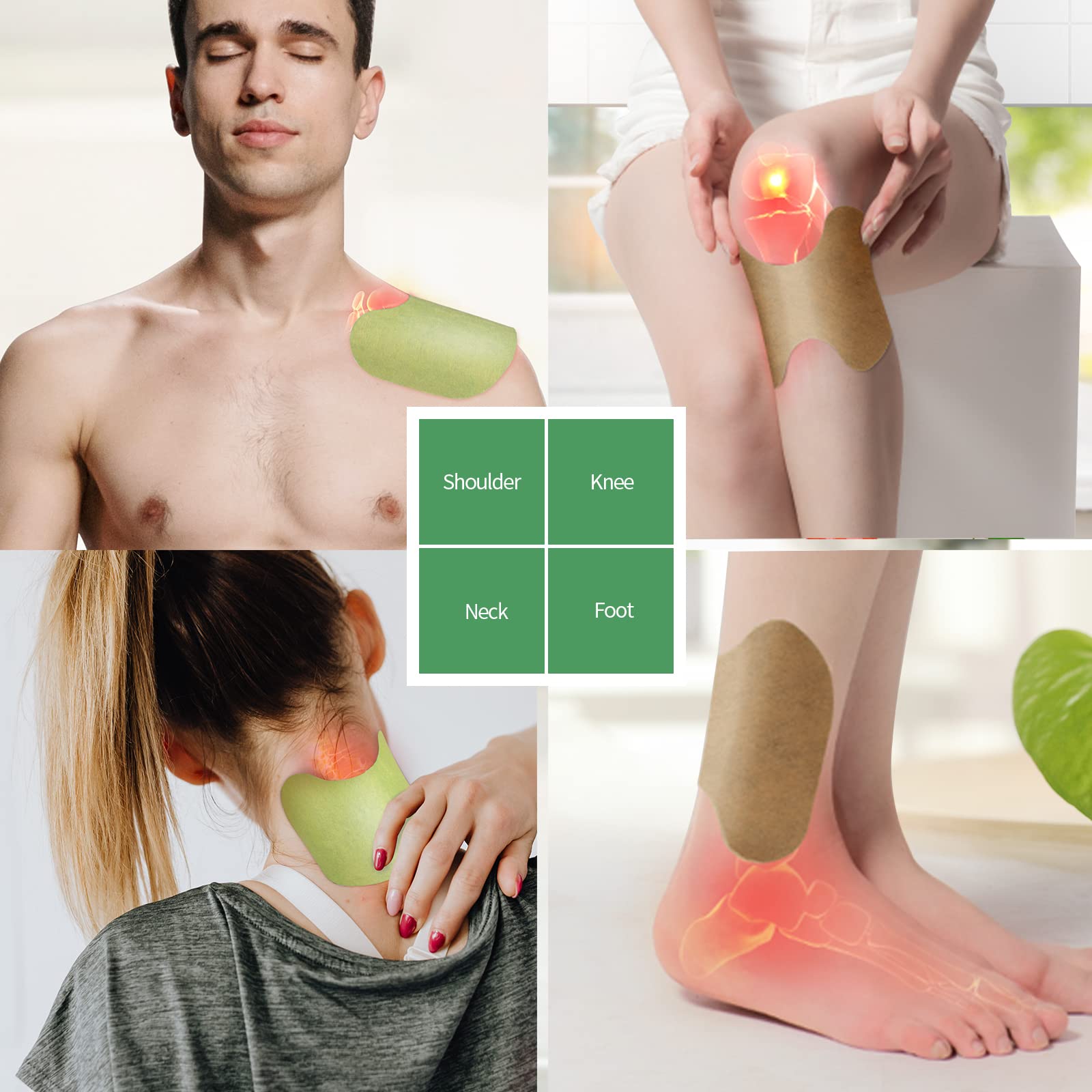 Knee Patch 72 Pcs, for The Relief of Muscle Pain in Joints, Neck and Shoulders, Long-Lasting Warm Knee Patches MaengveBuy Supplements Australia