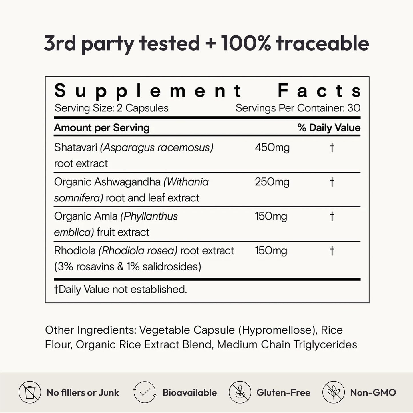Moon Juice SuperYou Ashwagandha Supplements with Rhodiola, Shatavari & Amla - Cortisol Reducer for Energy, Mood, Focus and Stress Support, Vegan, Non-GMO & 100% Traceable, 60 Capsules, 30 Servings Moon Juice buy supplements Au