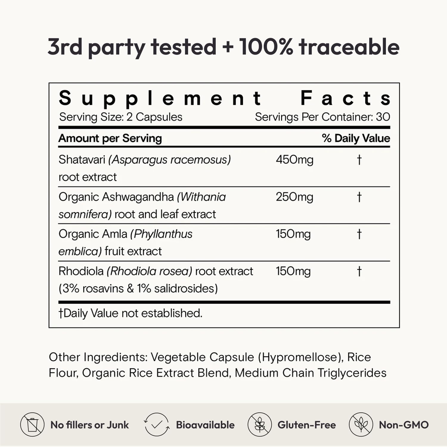 Moon Juice SuperYou Ashwagandha Supplements with Rhodiola, Shatavari & Amla - Cortisol Reducer for Energy, Mood, Focus and Stress Support, Vegan, Non-GMO & 100% Traceable, 60 Capsules, 30 Servings Moon Juice buy supplements Au