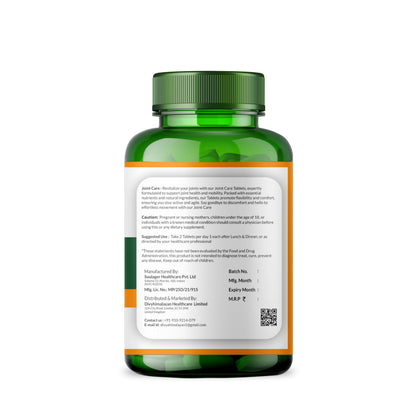 Divya Himalayan Plant-Based Joint Care Supplement, 60 Tablets, Improves Joint Flexibility, Strengthen Muscles | Supports Mobility for Men Women Old Age - 60 Joint Support Tablet Divya HimalayanBuy Supplements Australia