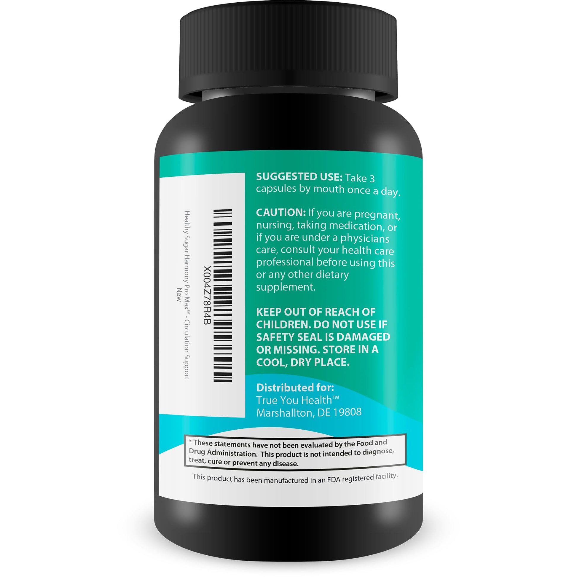 Healthy Sugar Harmony Pro Max - Our Best Blood Cleansing Formula - Support Healthy Sugar Balance & Immune Health with This Premium Blood Support Supplement - Bloodflow & Cardiovascular Support True You Health buy supplements Au