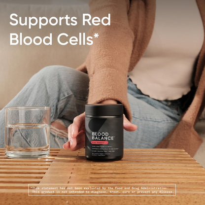 Sports Research® Blood Balance Iron Supplement - 36 MG Iron + Folate & Vitamin C for Absorption - Red Blood Cell Support for Women & Men* - Vegan Certified · Non-GMO · Gluten-Free - 90 Capsules Sports Research buy supplements Au