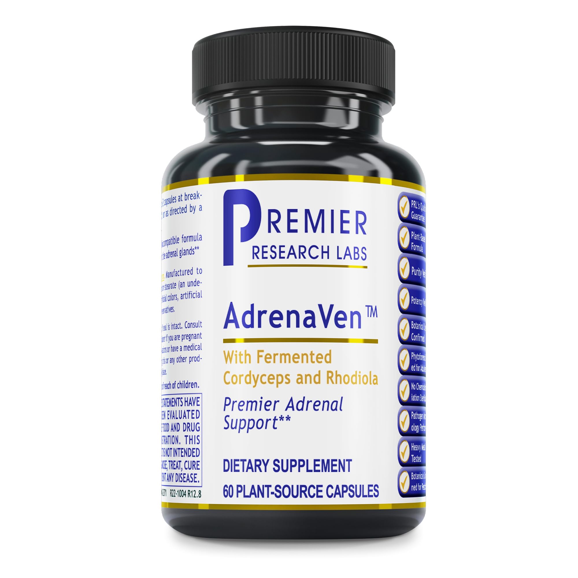 Premier Research Labs 30 Servings-AdrenaVen - Adrenal Health Supplement, Supports Adrenal Gland Health and Stress Response - Organic Adrenal Health - 60 Plant-Source Capsules Premier Research LabsBuy Supplements Australia