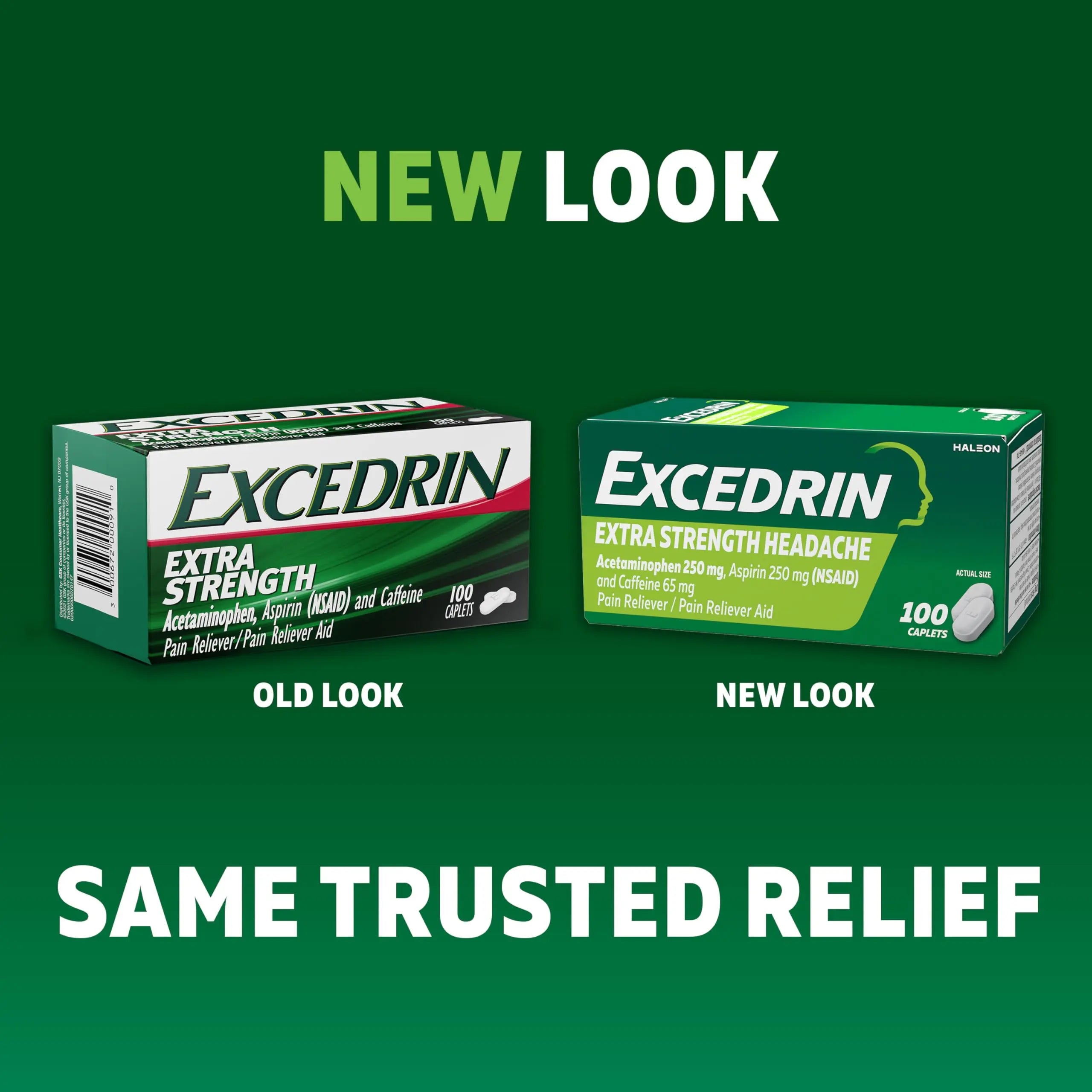 Excedrin Extra Strength Pain Relief Caplets – Headache Relief – 100 Count ExcedrinBuy Supplements Australia