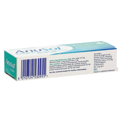 Anusol Cream Haemorrhoid Treatment 23G AnusolBuy Supplements Australia