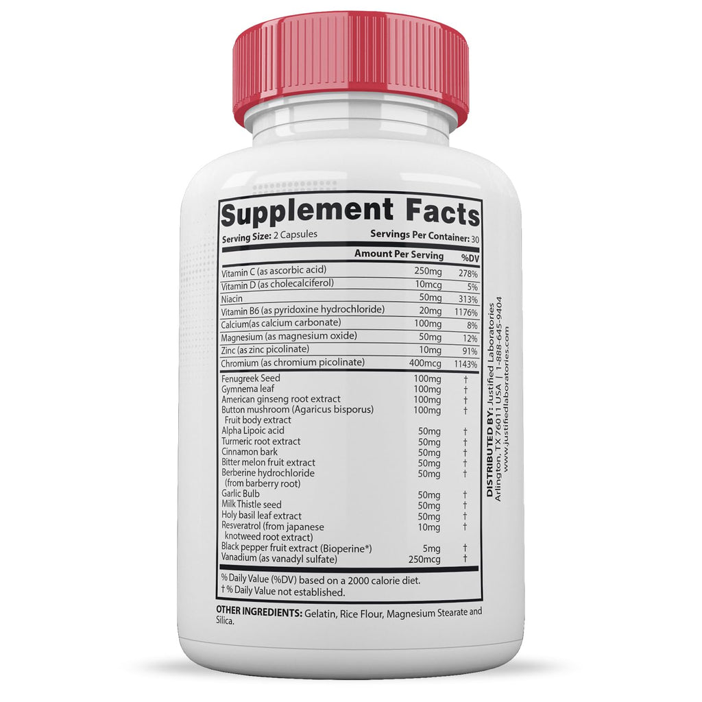 Gluco Renu Extreme 1295MG Glyco Support Pills Advacned Formula Gluo Renew Glycogen Support Formulated with Turmeric Berberine Resveratrol Garlic Bitter Melon Milk Thistle 60 Capsules Justified LaboratoriesBuy Supplements Australia