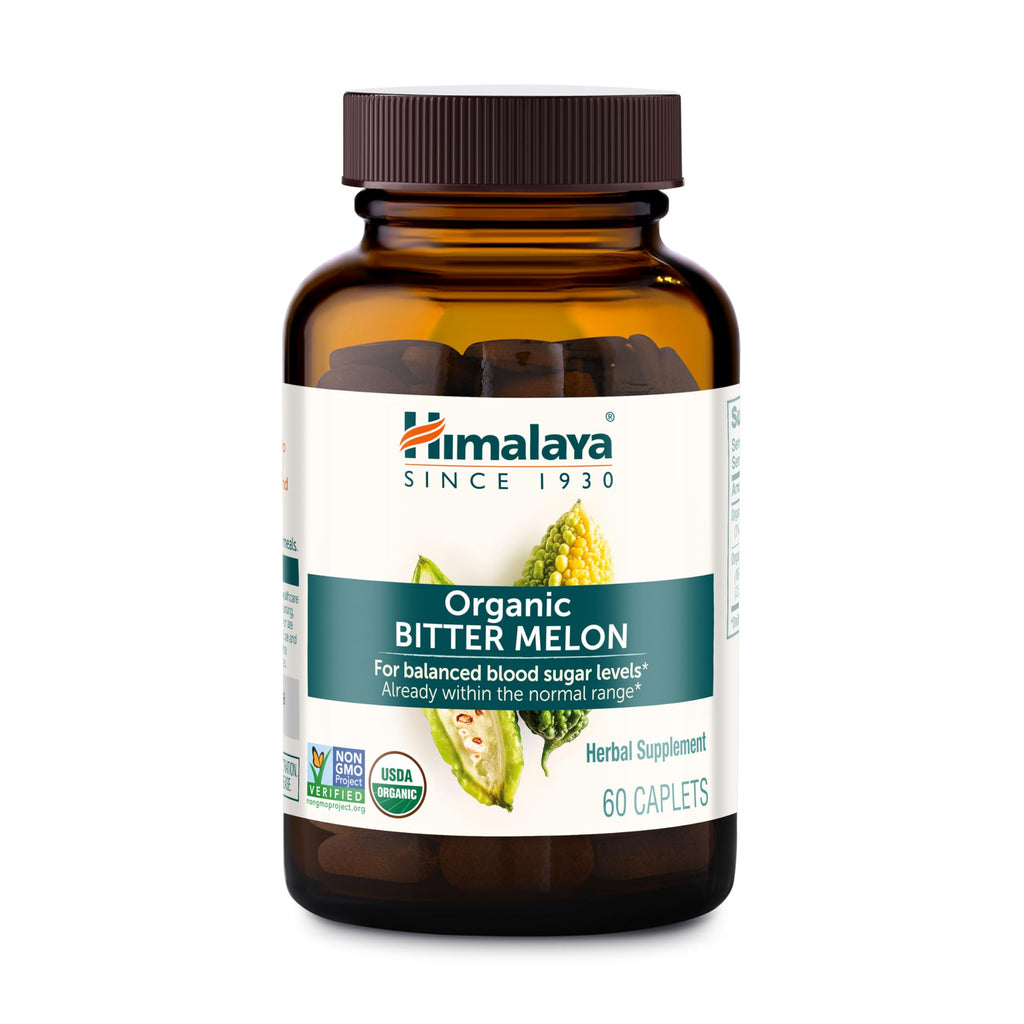 Himalaya Organic Bitter Melon - Herbal Glucose Metabolism Support - USDA Organic, Non-GMO, Vegan, Gluten Free