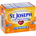 St. Joseph Orange Chewable 81mg Aspirin, 36 Tablets St. JosephBuy Supplements Australia