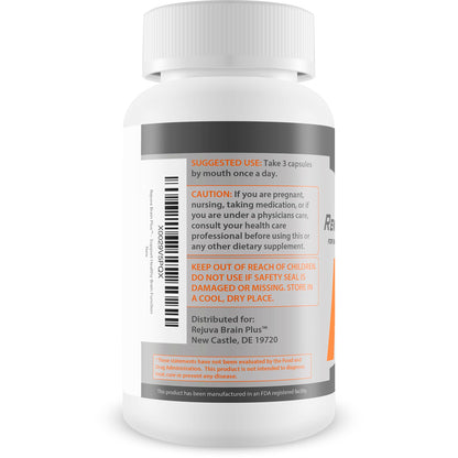 Rejuva Brain Plus Reviva Brain Plus IQ - Support Healthy Brain Function - Brain Boosting Complex Ultra Blend Formulated with Memory Support Nootropic Ingredients - Clarity - Focus - Performance Rejuva Brain Plus buy supplements Au