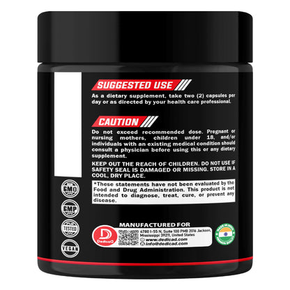 DEDICAD NAD Supplement with Nicotinamide Riboside and Trans Resveratrol - NR for Men & Women - 80 Capsules DEDICAD buy supplements Au