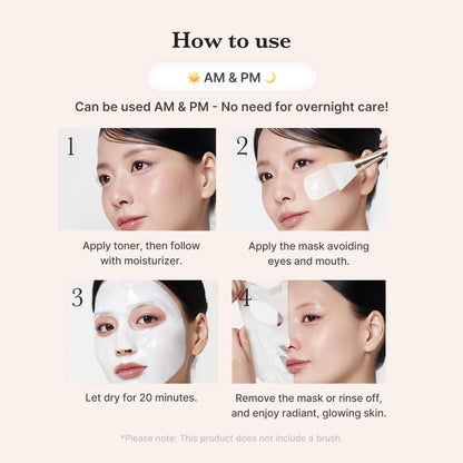medicube Milky Collagen Double Glow Lock Duo: Collagen Glazed Milky Wrapping Mask and Booster Serum | 130DaCollagen, Niacinamide, Glutathione for Plumped, Radiant Glass Skin medicubeBuy Supplements Australia