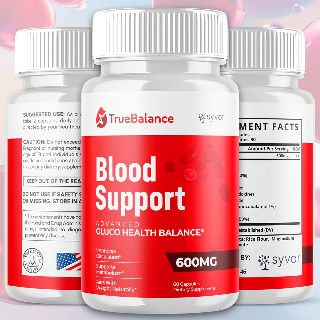True Balance Capsules, Official TrueBalance Glycogen Support Pills with All Natural Ingredients, Advanced Formula Glyco Support Supplement with Maximum Strength Vitamins for Women & Men (60 Capsules) Syvor buy supplements Au
