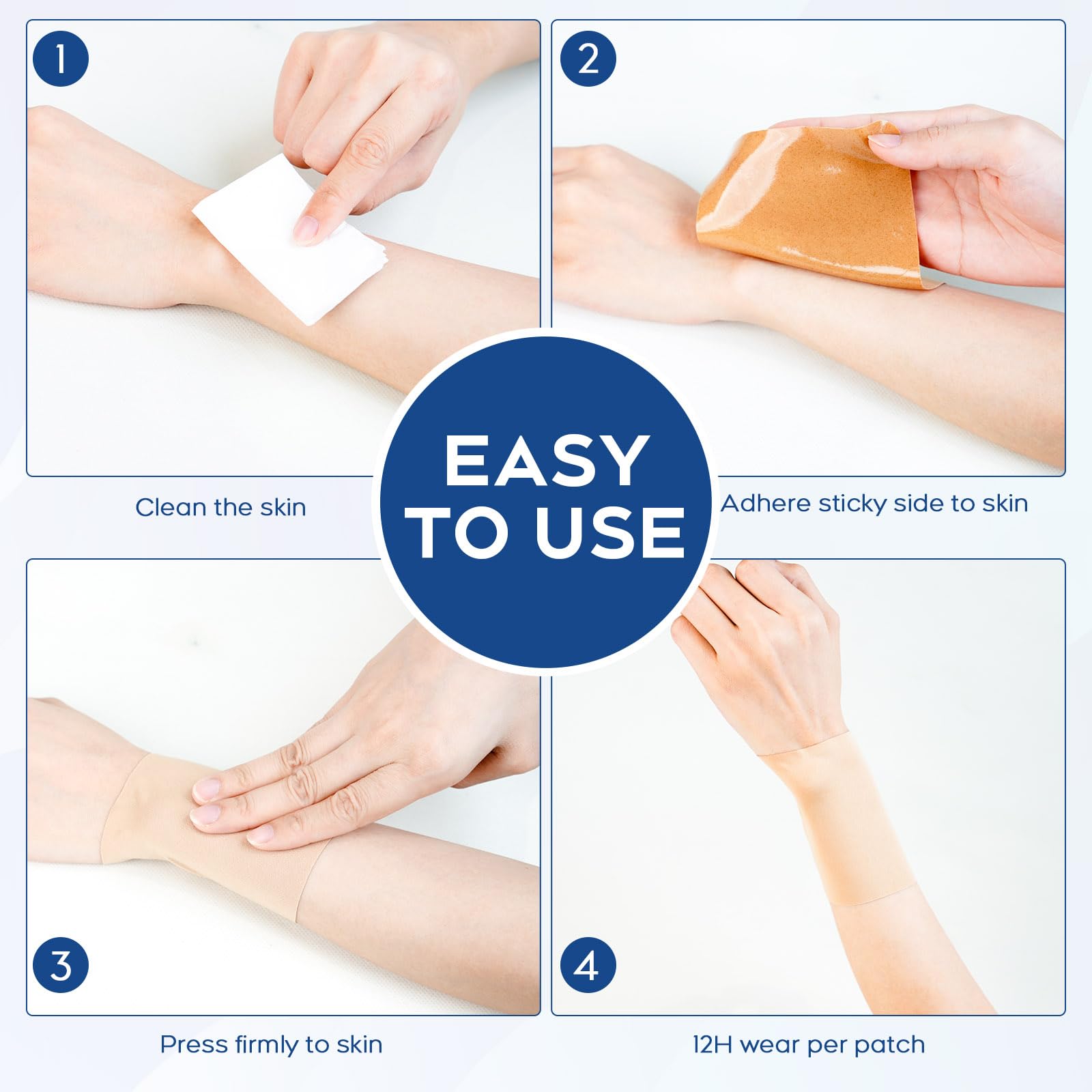 Uposiut Lidocaine Patches, Maximum Strength Lidocaine Patches (40 Patches), for Muscle Pain Relief in The Back, Shoulders, Neck, Knees, and Anks, 12 Hour Pain Relief-G002 UposiutBuy Supplements Australia