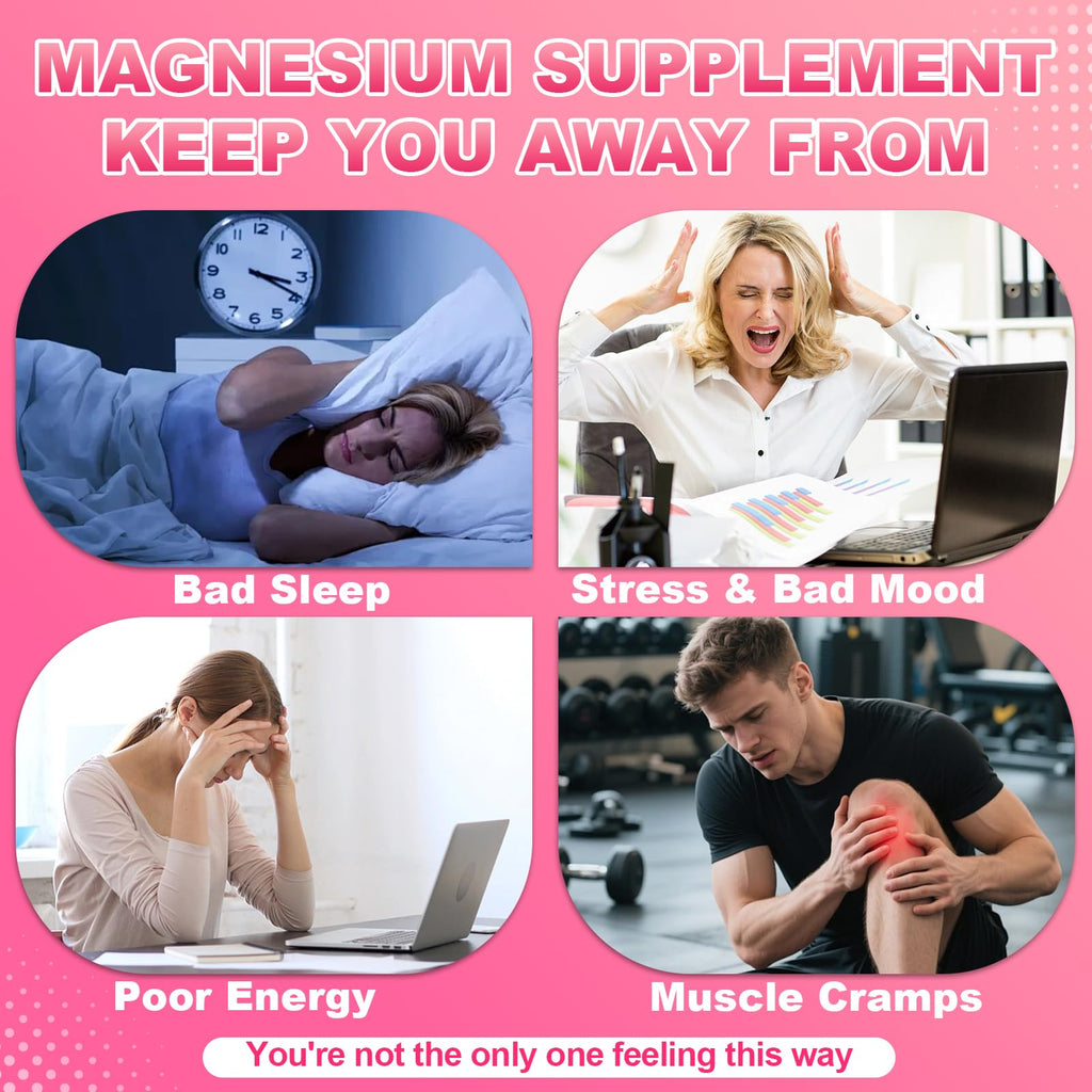 Magnesium Glycinate Gummies 700MG - 21-in-1 Advanced Magnesium Supplement with Ashwagandha, L-Theanine, Zinc, Vitamin - Sugar Free Magnesium Gummies for zzZ
