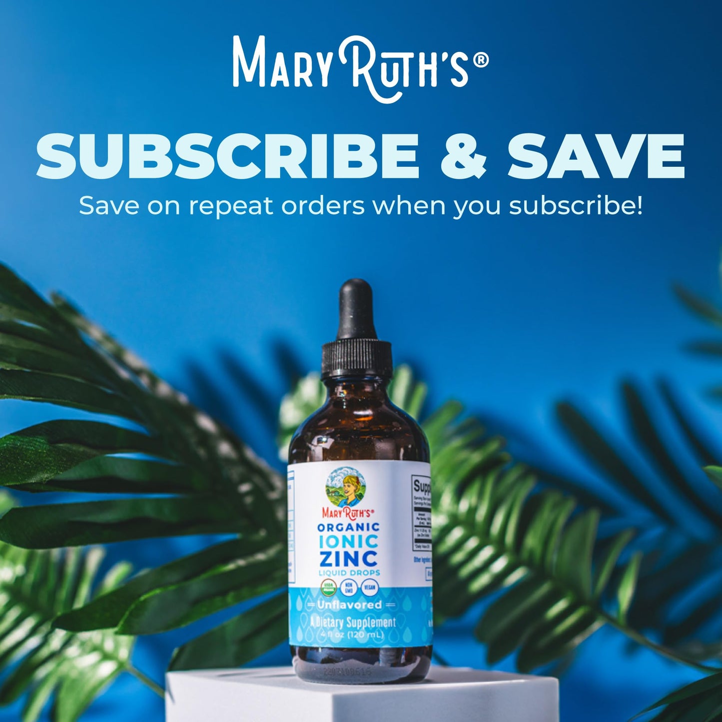 MaryRuth's Organic Liquid Zinc Supplement for Kids & Adults | Immune Support | Skin Health | Antioxidant | Cellular Metabolism | Zinc Sulfate