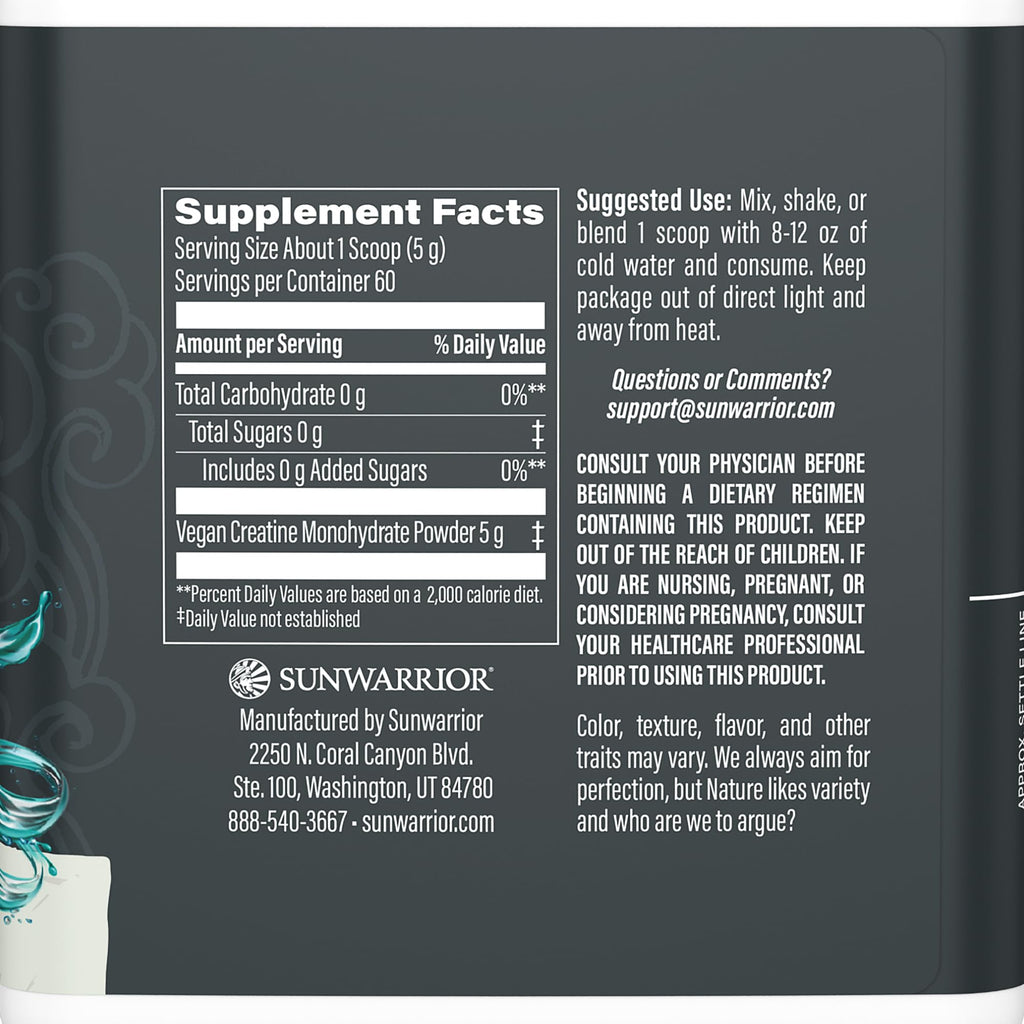 Creatine Monohydrate Powder Micronized PreWorkout Recovery Supplement | Support Muscle Building Strength Training Cognition | Vegan & Keto Friendly Easily Mixes