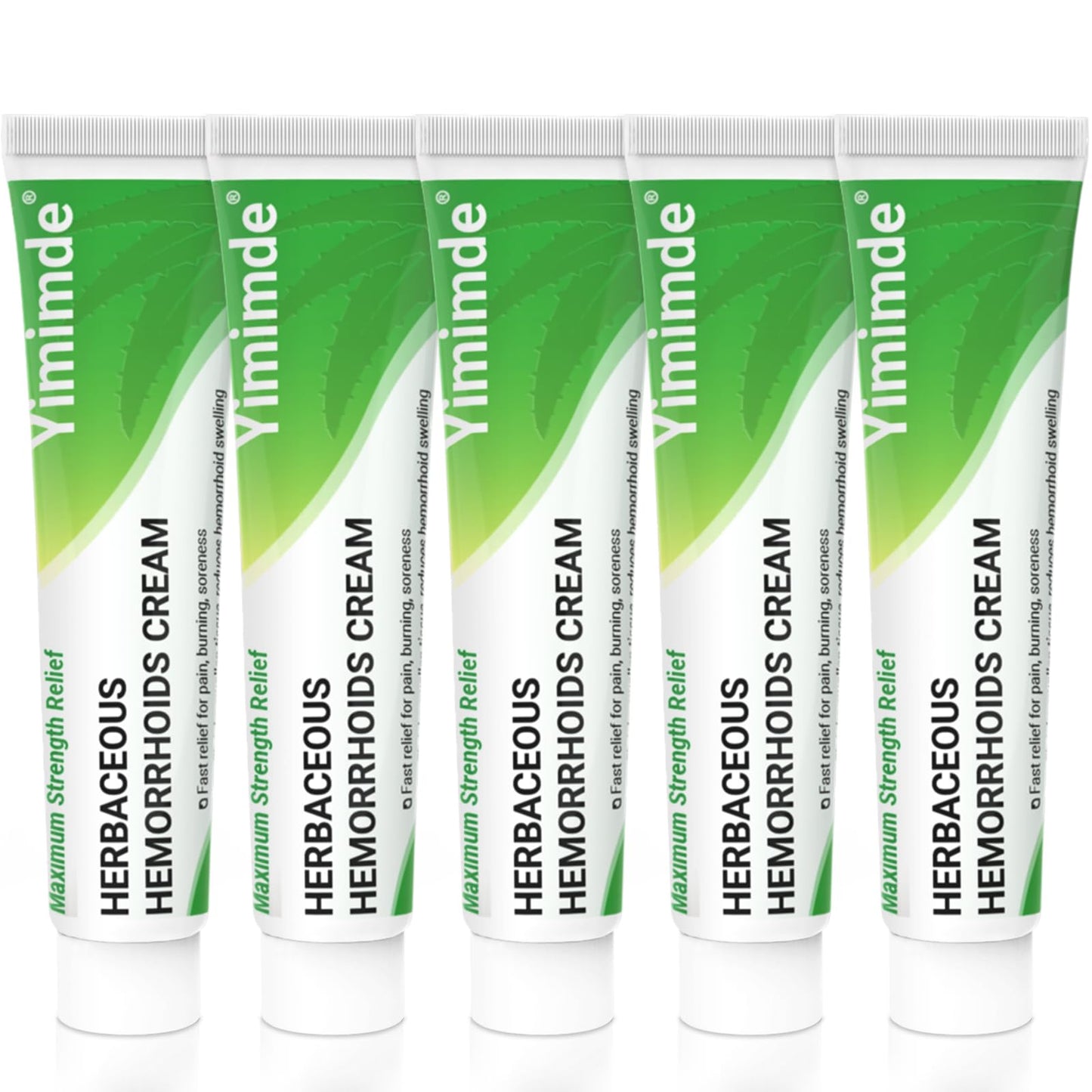 Hemorrhoid Treatment Ointment - Tubesmaximum Strength - Fast Relief from Pain, Itching, Burning, Swelling & Fissures | Natural Aloe & Vitamin E | Travel-Friendly10g x 5 Pieces Tubes - (1.76 Oz) yimimdeBuy Supplements Australia