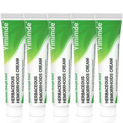 Hemorrhoid Treatment Ointment - Tubesmaximum Strength - Fast Relief from Pain, Itching, Burning, Swelling & Fissures | Natural Aloe & Vitamin E | Travel-Friendly10g x 5 Pieces Tubes - (1.76 Oz) yimimdeBuy Supplements Australia