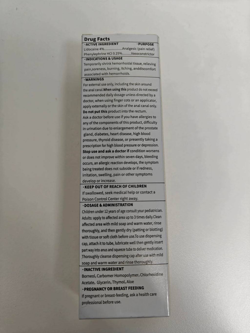 Hemorrhoid & Fissure Ointment, Hemorrhoid Treatment and Hemorrhoid Cream with Lidocaine 4% and Phenylephrine HCI for Fast Relief of Pain, Swelling, Itching, Burning, Hemorrhoidal treatment, 2 Pack-HH EmisunBuy Supplements Australia