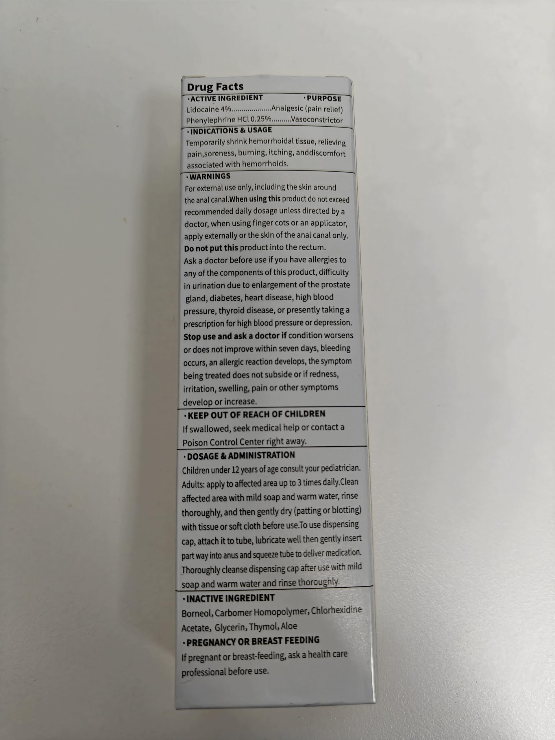 Hemorrhoid & Fissure Ointment, Hemorrhoid Treatment and Hemorrhoid Cream with Lidocaine 4% and Phenylephrine HCI for Fast Relief of Pain, Swelling, Itching, Burning, Hemorrhoidal treatment, 2 Pack-HH EmisunBuy Supplements Australia